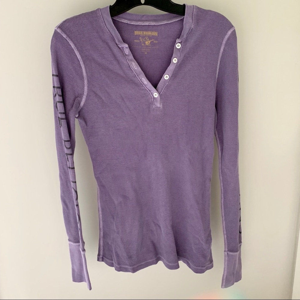 True Religion Henley Shirt size M